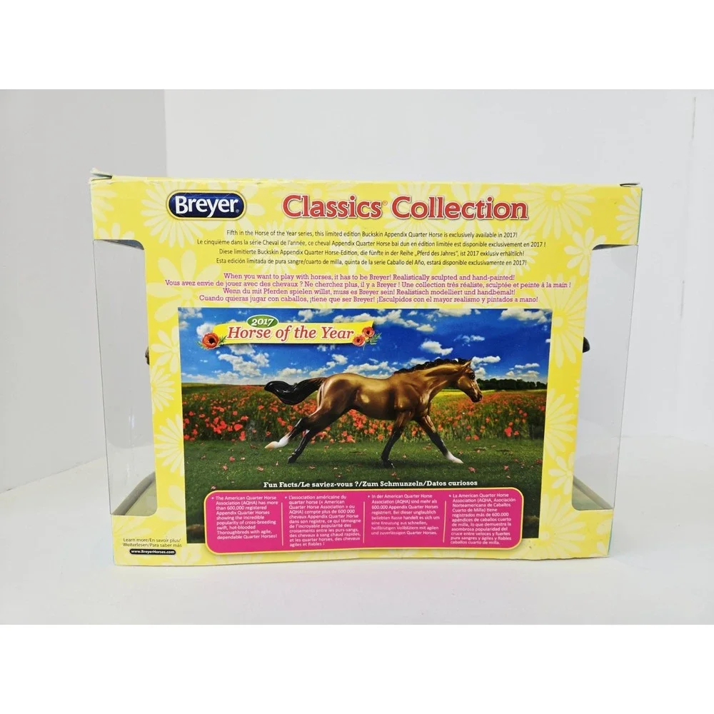Breyer Classic Horse of the Year NIB 2017 Buckskin Appendix QH Bella